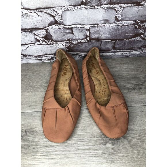 Korks by Kork Ease Pink Fabric Comfort Ballet Flats Women 11M US/42EU KR0012898 - Picture 13 of 16